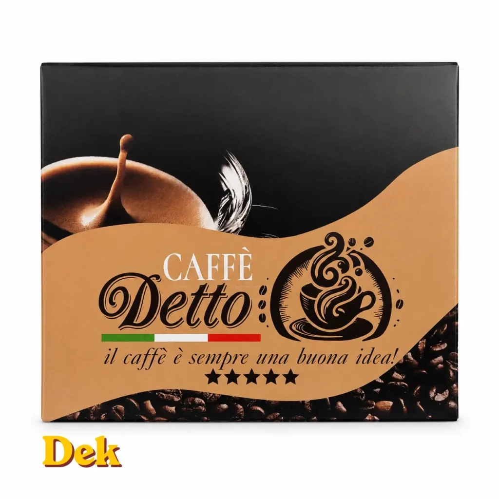 100 Capsule Caffè Detto System Dek