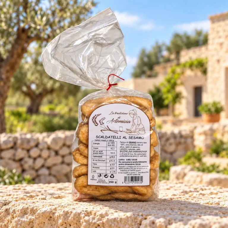 Scaldatelli al Sesamo – Cartone da 14 confezioni x 350 g