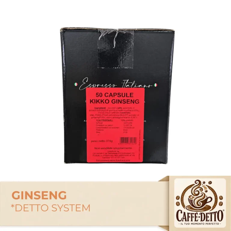 50 Capsule Caffè Detto System Ginseng