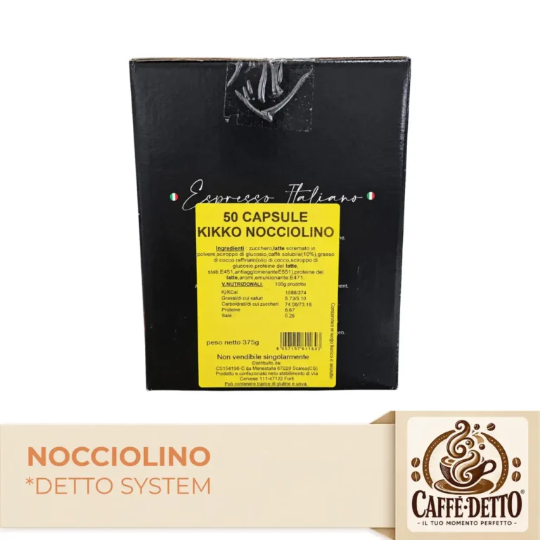 50 Capsule Caffè Detto System Nocciolino