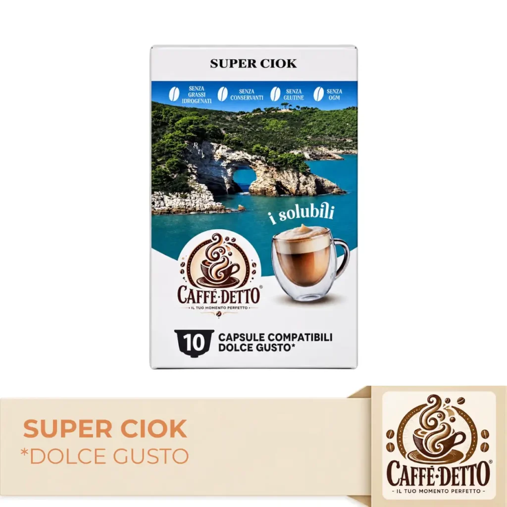 10 Capsule Dolce Gusto Caffè Detto Super Ciok