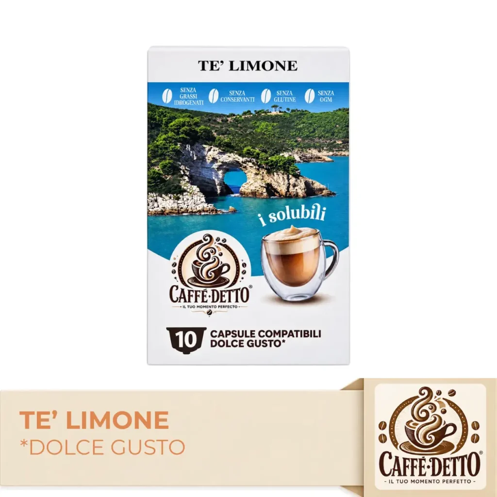 10 Capsule Dolce Gusto Caffè Detto Tè Limone